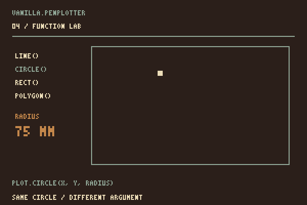 Basic shapes are recorded directly in millimetres.